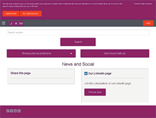 Tablet Screenshot of jamrecruitment.co.uk